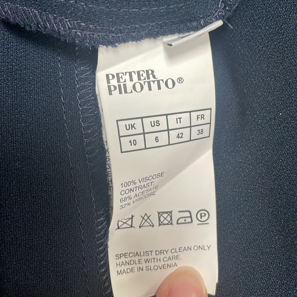 Peter Pilotto navy/floral dress, women’s size 10 - Picture 9 of 9